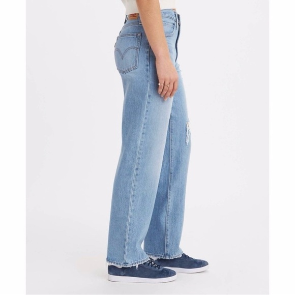 Levi's ‘94 Baggy Straight Leg Distressed Jeans Size 24 - Picture 2 of 10